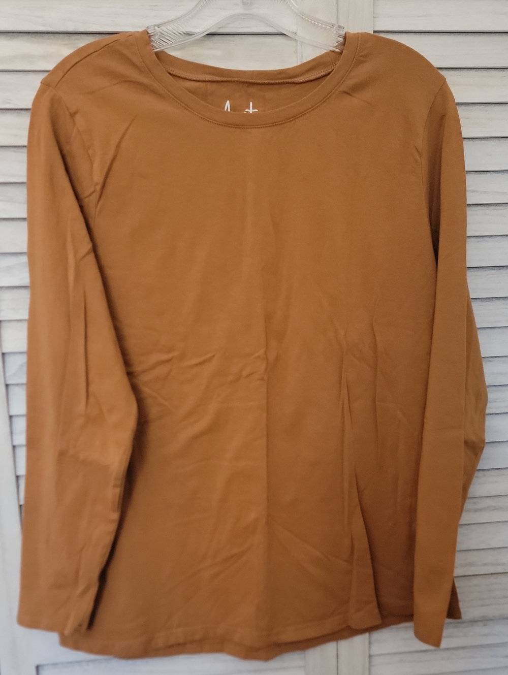 🐞4/$10🐞 Veto Long Sleeve Crewneck Shirt in Camel Brown